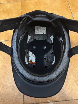 Casco de hípica/equitación Fouganza Negro talla M
