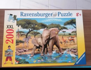 Puzzle ELEFANTES XXL, 200 pzas