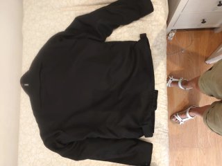 Chaqueta de moto negra