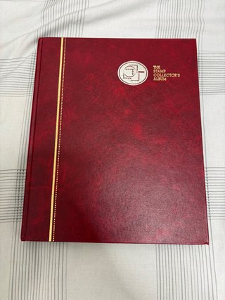 Álbum de Sellos Coleccionista Rojo