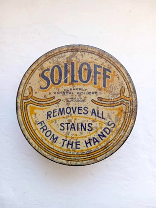 Lata Antiga Soiloff Remove Manchas 1920-30s