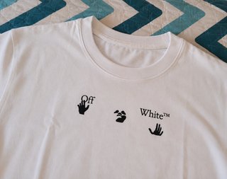 Camiseta Off-White Flechas Azul