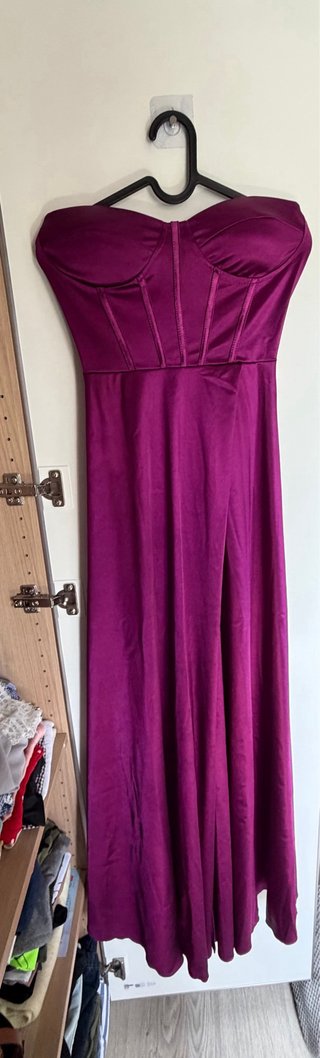 Vestido fucsia elegante para bodas Talla S