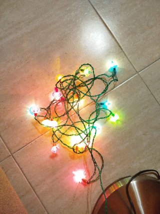 Luces de Navidad Vintage Multicolor