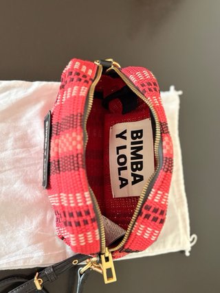 Bolso Bimba y Lola Rojo Rayas