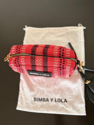 Bolso Bimba y Lola Rojo Rayas
