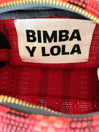 Bolso Bimba y Lola Rojo Rayas