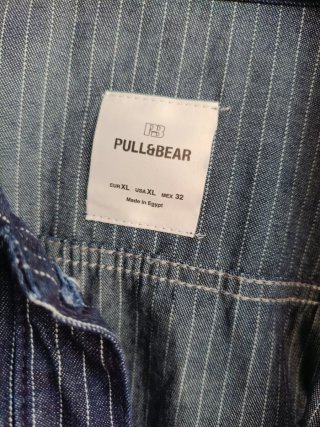 Chaleco vaquero Pull&Bear rayas XL