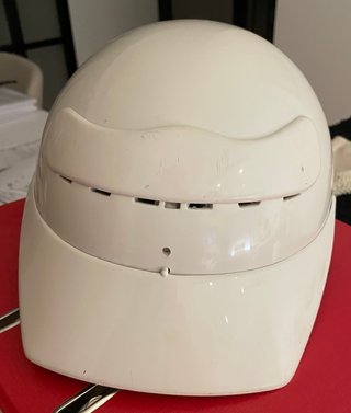 Casco Moto Retro Media Concha Blanco