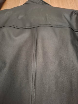Chaquetón hombre piel sintética negro
