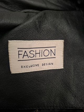 Chaquetón hombre piel sintética negro