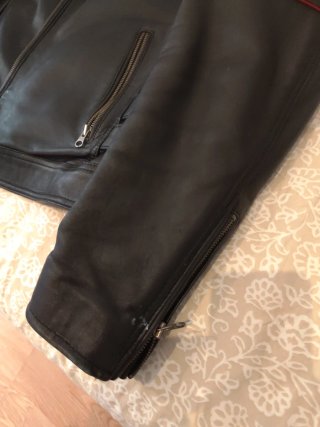 Chaqueta Piel Negra Hombre