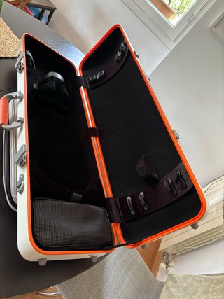 Estuche Violín Policarbonato Blanco