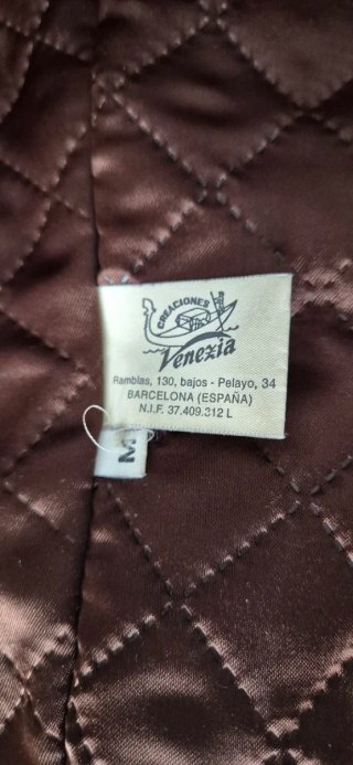 Chaqueta de piel hombre marrón