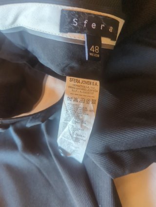 Traje Sfera Negro Hombre