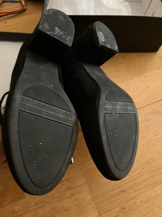 Zapatos Flamenco Ante Negros con Cordones