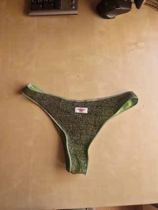 Braguita bikini verde brillante Talla única,