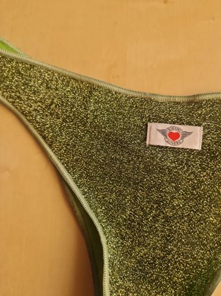Braguita bikini verde brillante Talla única,