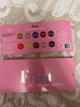 Paleta de sombras Krash Cosmetics Fran