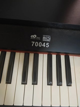 Piano Electrónico Negro