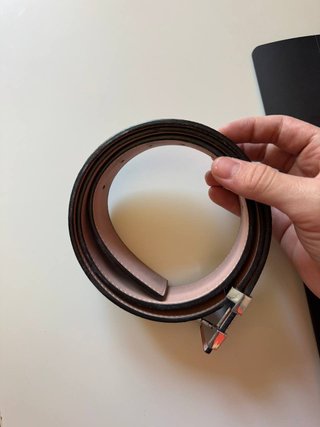 Cinturone Uomo Stile Damier / Fibbia LV