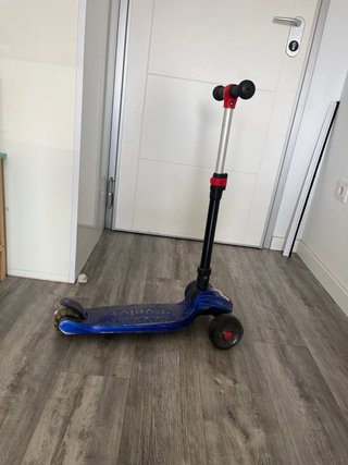 Patinete infantil 3 ruedas azul