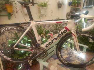 Bicicleta Cervélo con ruote Zipp