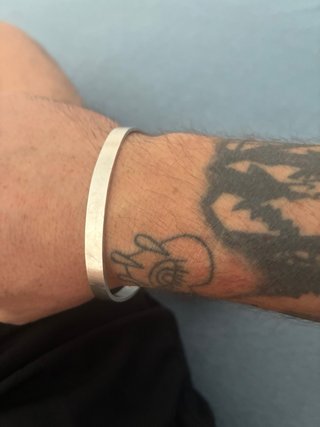 Pulsera Plata Maciza Hombre