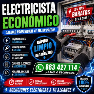 Servicio Electricista Económico y Profesional