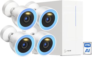NAPCAT - 4 Cámaras vigilancia POE + NAS 2TB CCTV