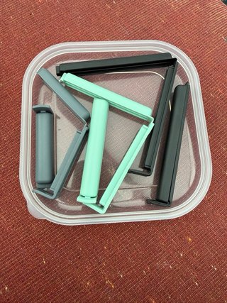 Set clip chiudi sacchetti alimentari