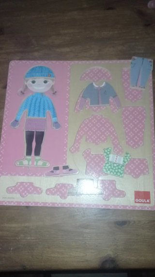 Puzzles encajables de madera