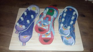 Puzzles encajables de madera