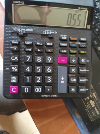 Calculadora Impresora Casio HR-150RCE
