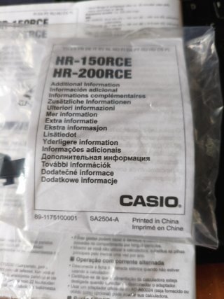 Calculadora Impresora Casio HR-150RCE