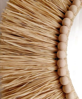 Espejo 66cms macramé