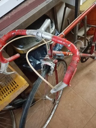 Bicicleta Clásica Vintage Roja