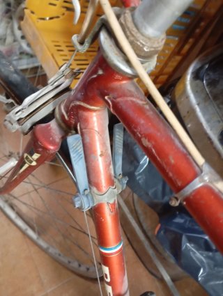 Bicicleta Clásica Vintage Roja
