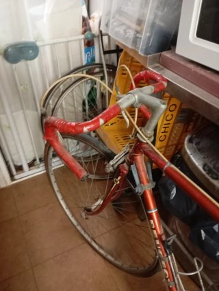 Bicicleta Clásica Vintage Roja