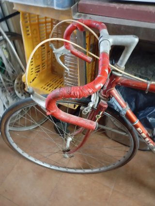 Bicicleta Clásica Vintage Roja