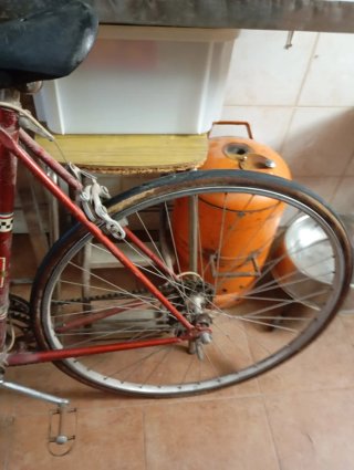 Bicicleta Clásica Vintage Roja