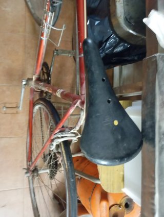 Bicicleta Clásica Vintage Roja