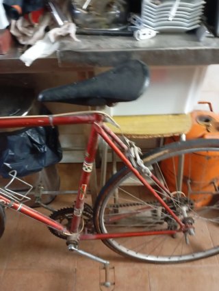 Bicicleta Clásica Vintage Roja