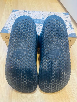 Zapato Feroz Moraira Azul Marino Talla 33 escolar