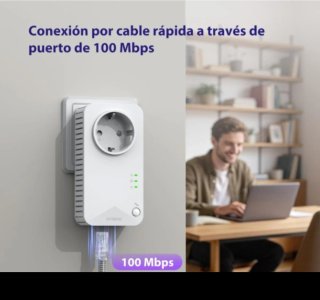 STRONG AV600 PLC WiFi con Enchufe
