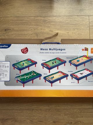 Mesa Multijuegos Juguettos 6 en 1