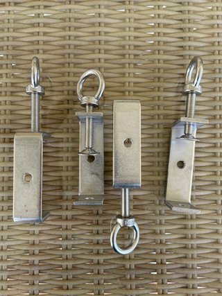 4 Abrazaderas o sargentos nuevos Acero Inoxidable