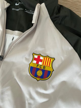 Sudadera FC Barcelona Infantil Nike Agua