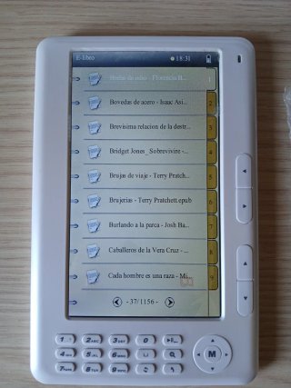 Libro electrónico E-reader Blanco