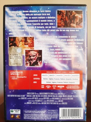 Power Rangers Il Film DVD mighty morphing